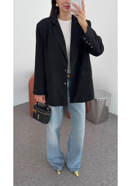 Oversize Siyah Blazer fiyatları