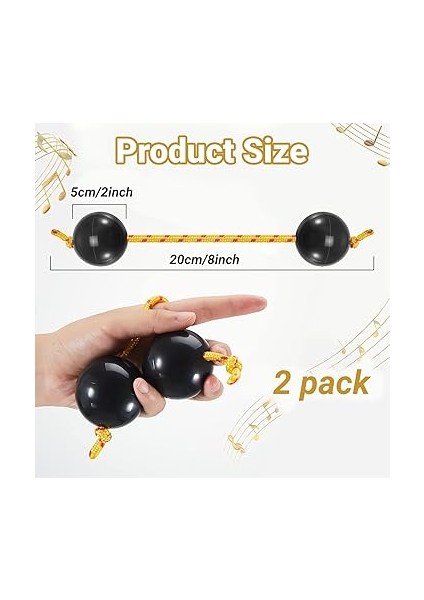 2 Adet Afrika Ritmik Top Ayarlanabilir Afrika Ritmik Shaker Topu Kashaka Shaker Enstrüman Siyah Eğlence Için fiyatları