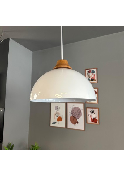 Yimpi J Ahşap Başlık Avize Sarkıt Lamba Salon Mutfak Avizeleri Pastane Cafe fırsatları