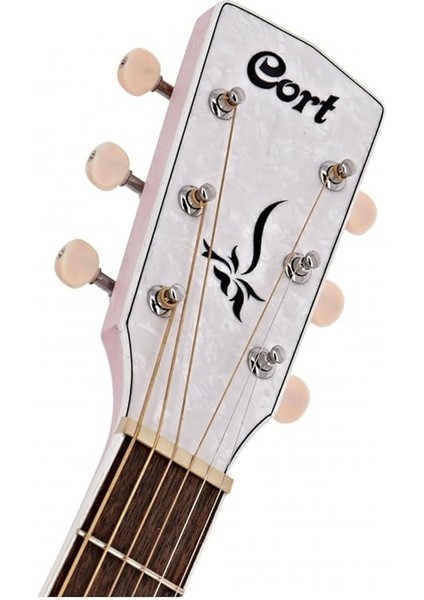 Jade Ppop Akustik Gitar Açık Gözenekli Pastel Pembe Mat modelleri