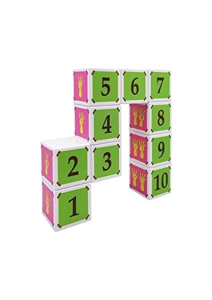 Manyetik Sayılar - 10 Küp modelleri