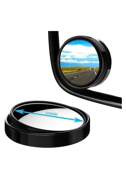 Otomobil Geniş Açılı Araç Kör Nokta Dikiz Aynası Dikiz Aynası 1 Çift fırsatları