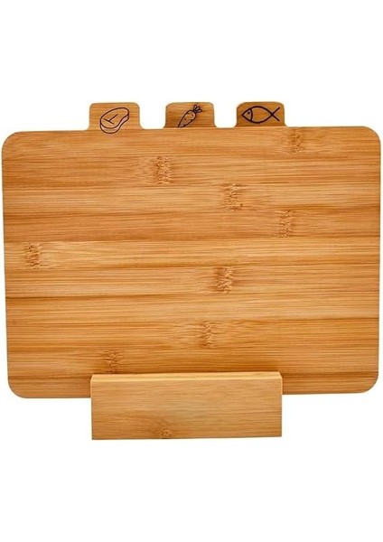 Home Standlı 3'lü Bambu Kesme Tahtası Seti – Hijyenik ve Dayanıklı Mutfak Kesim Panosu, Sebze ve Et Doğrama Için Ideal, Şık ve Fonksiyonel Tasarım fiyatları
