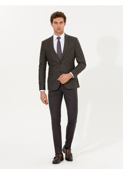 Erkek Bordo Slim Fit Kumaş Pantolon 50259767-VR014 modelleri