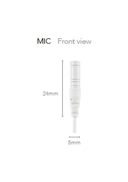 Lavalier Go, Wireless Go Serisi ile Uyumlu Profesyonel Lavalier Mikrofon, 3.5 mm Jak, 4.5 mm Kapsül, 44 Db Ses, Pop Filtre, Beyaz modelleri