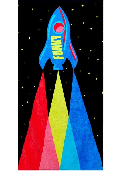 Funky Pocket Rocket %100 Pamuk Spor ve Yüzme Havlusu