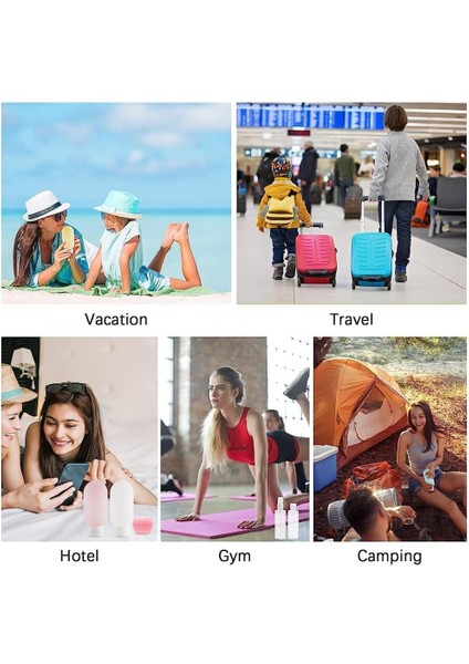 Aee® 13 Parça Seyahat Şişe Seti – Parfüm, Şampuan, Krem, Losyon Için Uçak Uyumlu Taşınabilir Kaplar – Fermuarlı Pvc Çantalı & Hunili Spatulalı Valiz Düzenleyici Seyahat Şişesi Kiti fiyatları