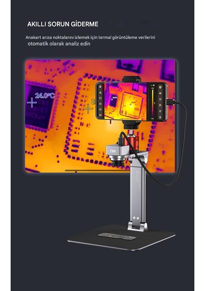 TBK R2202 Yeni Makro Lensli kızılötesi termal kamera elektronik anakart test arıza tespit kamerası fiyatları