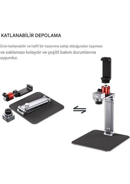 TBK R2202 Yeni Makro Lensli kızılötesi termal kamera elektronik anakart test arıza tespit kamerası