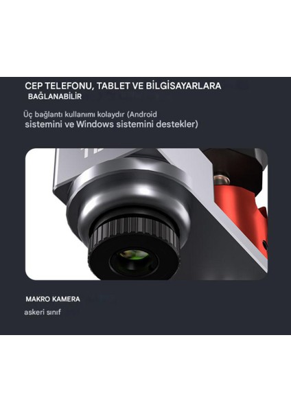 TBK R2202 Yeni Makro Lensli kızılötesi termal kamera elektronik anakart test arıza tespit kamerası