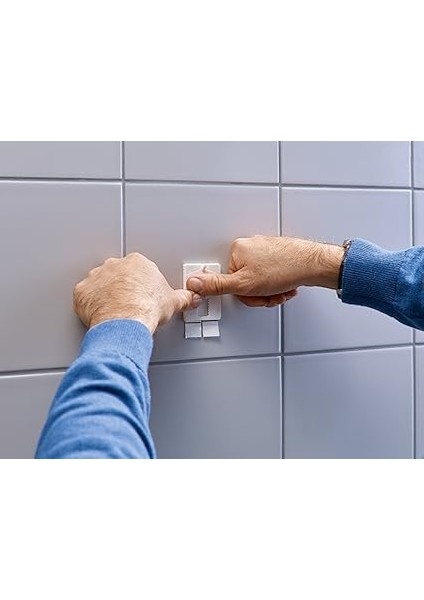 77767 – 00002 – 00 ÇIKARILABILIR Ayarlanabilir Kendinden Yapışkanlı Tırnak Fayans, Metal ve Düz Yüzeyler Için, Beyaz indirimleri