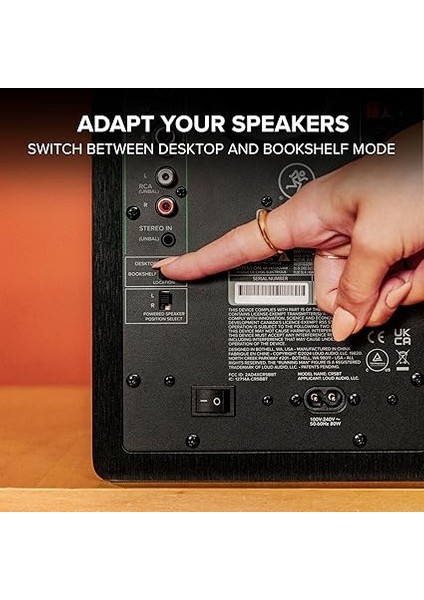 Ton Kontrolü ve Bluetooth'lu 3,5 Inç Powered Stüdyo Monitör modelleri