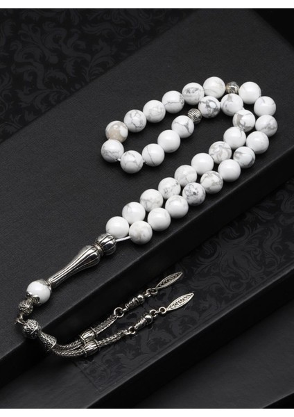 Havlit Doğal Taş Tesbih 8 mm Yuvarlak Kesim