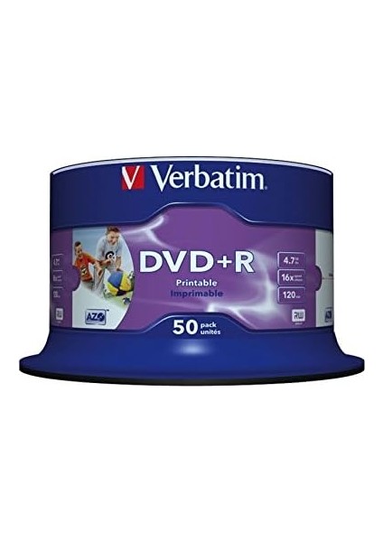 Dvd+R Wıde Inkjet Prıntable No Id 50PK Spındle 4.7gb 16X fiyatları