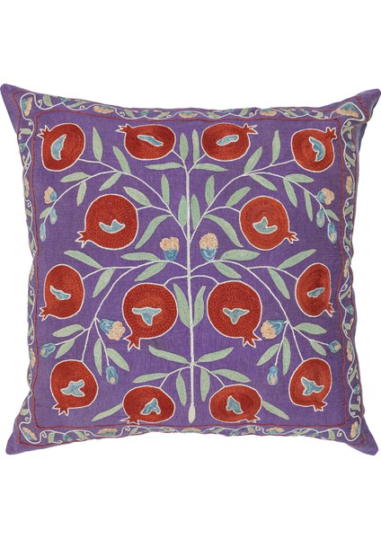 Birgos El Yapımı Suzani Kırlent 50X50 cm