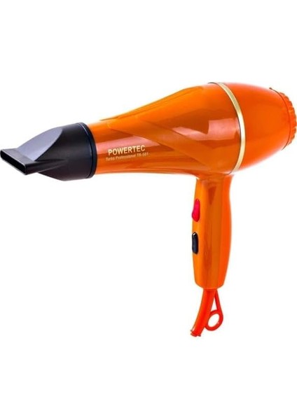 TR-501 Profesyonel Fön Makinesi Turuncu