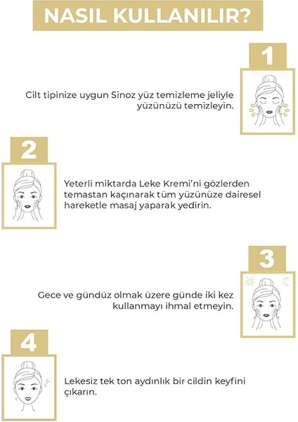 Leke Kremi (Vitamin C 3% Niacinamide 2%) 40 ml fırsatları
