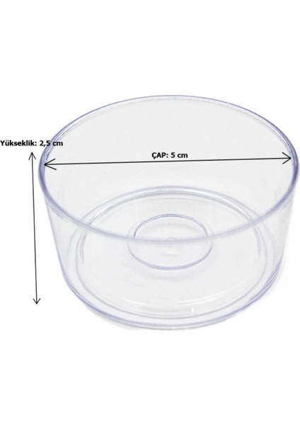 Mum Eritme Kabı 750 ml Mika Mumluk 5 Adet Mum Kabı Mum Yapım Seti Yılbaşı Mum Seti indirimleri