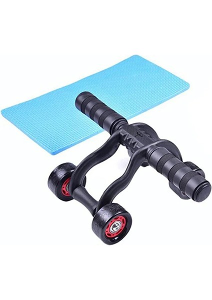 4 Tekerlekli Karın Kası Egzersiz Aleti Güç Tekerleği Karın Göğüs Kas Şekillendirme Spor Aleti modelleri