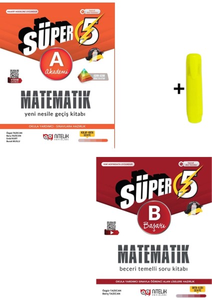 5. Sınıf Matematik (A) (B) Beceri Temelli Soru Kitabı Seti Yeni