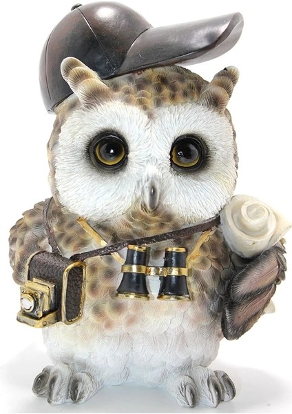 Buğz Steampunk Polyester Baykuş Figürü ALK2466