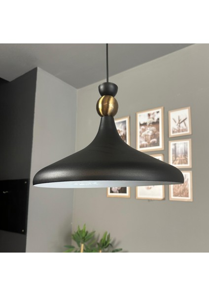 Champion Siyah Eskitme Şapka Başlık Tekli Avize Sarkıt Salon Mutfak Cafe Butik Aydınlatma Avizeler indirimleri