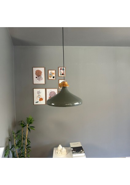 Antrasit Tekli Avize Kalın Ahşap Boncuk Sarkıt Salon Mutfak Pastane Lamba Aydınlatma Avizeler fiyatları