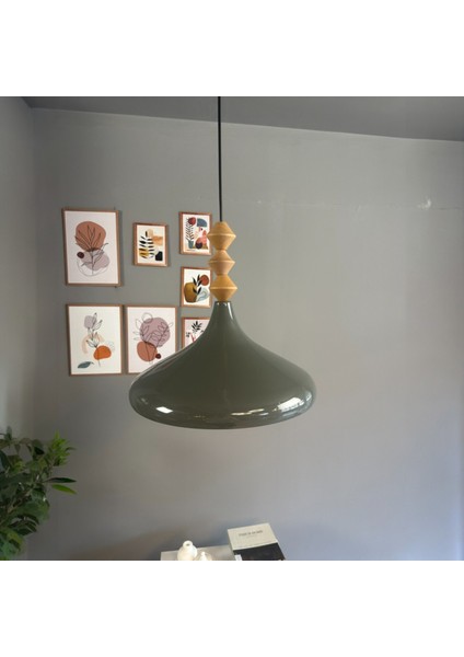 Antrasit Q Ahşap Tekli Avize Sarkıt Salon Mutfak Cafe Butik Lamba Aydınlatma Avizeler modelleri