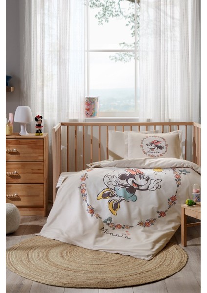 Minnie Mouse Sunshine Disney Lisanslı Bebek Nevresim Takımı indirimleri