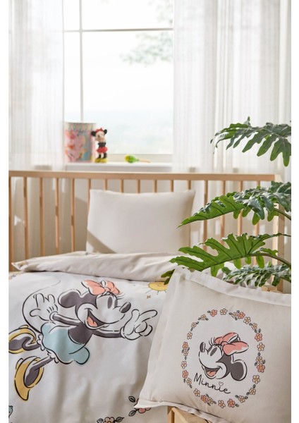 Minnie Mouse Sunshine Disney Lisanslı Bebek Nevresim Takımı