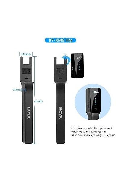 By-Xm6 Hm Elde Taşınabilir Kablosuz Mikrofon Tutucu modelleri