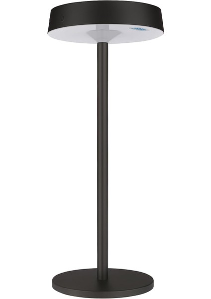 Solar Şarjlı Masa Lambası – 3 Kademeli Dimmer, Dokunmatik, Type-C Usb, Güneş Enerjili, Siyah Metal Gövde, 31 cm fiyatları