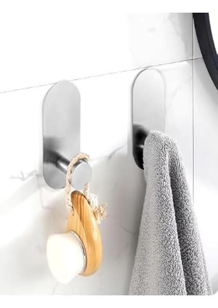 Kendinden Yapışkanlı Metal Askılık Tekli Krom fırsatları