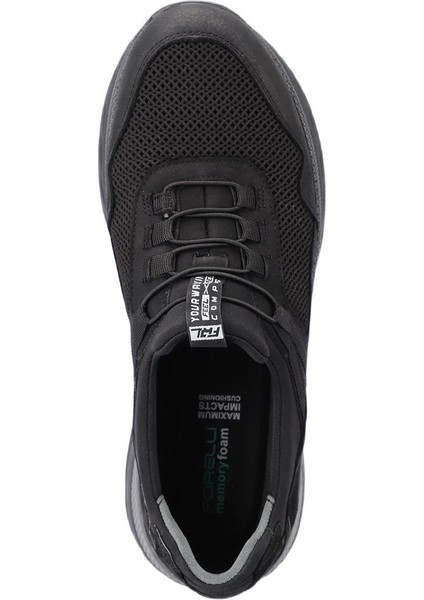 Cedrıc 46002 Erkek Comfort Ayakkabı - Siyah Nubuk