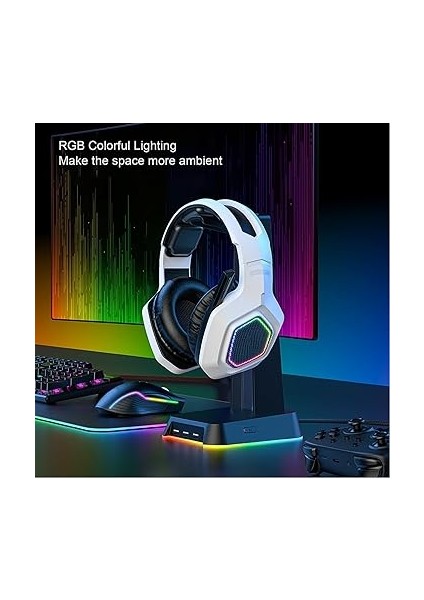 Kablosuz Oyun Kulaklığı, Switch Dizüstü Mac Için Pc Oyun Kulaklığı (Whıte) modelleri