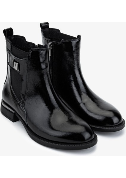 Kadın Deri & Tekstil Siyah Rugan Klasik Bot 849 202510 Bn Bot SK25-26 Sıyah Rugan fiyatları