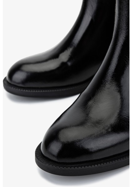 Kadın Deri & Tekstil Siyah Rugan Klasik Bot 849 202510 Bn Bot SK25-26 Sıyah Rugan modelleri