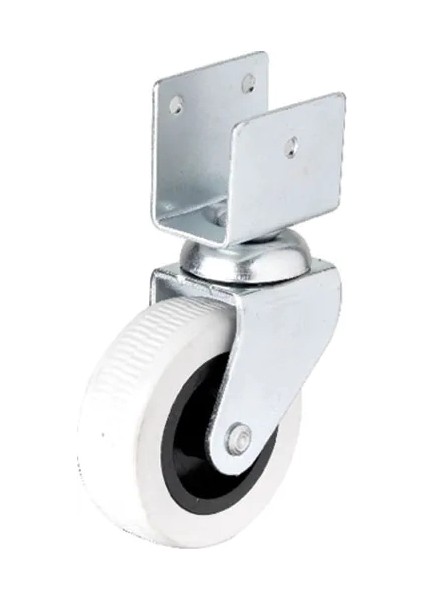 Buğz 324 - 50X20 mm Gri Kısa U Tablalı Teker 4 Adet