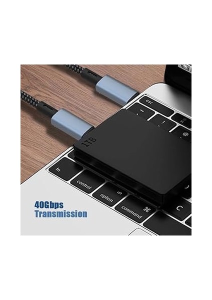 40GBPS 240W 4.0 Thunderbolt Type-C To Type-C Şarj, Data ve 8k 60Hz Görüntü Aktarım Kablosu Tip C 50CM ZR848 indirimleri