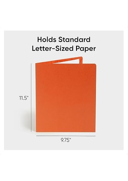 Iki Cepli Ağır Klasör, Mektup Boyutu, Turuncu, Kutu Başına 25 (87858) modelleri