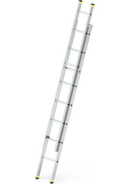 - Skybest 2x8 Basamaklı Iki Parçalı Sürgülü Alüminyum Merdiven