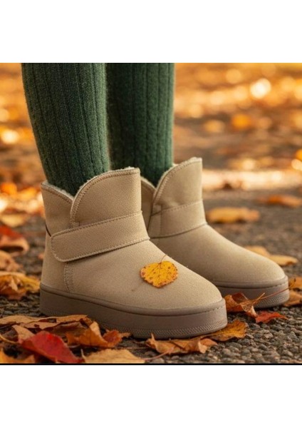 Ortopedik Çocuk Bot Içi Kürklü Bileği Saran Cırtlı Malzemeli Kaydırmaz Ultra Hafif Taban Bot