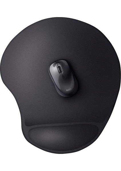 Bigfoot Xl Jel Fare Altlığı (Ekstra Büyük Fare Yüzeyi 255 x 295 Mm, Ergonomik Yumuşak Jel Bilek Desteği, Sıvı Kontrol Için Yüzey Yapısı) Siyah