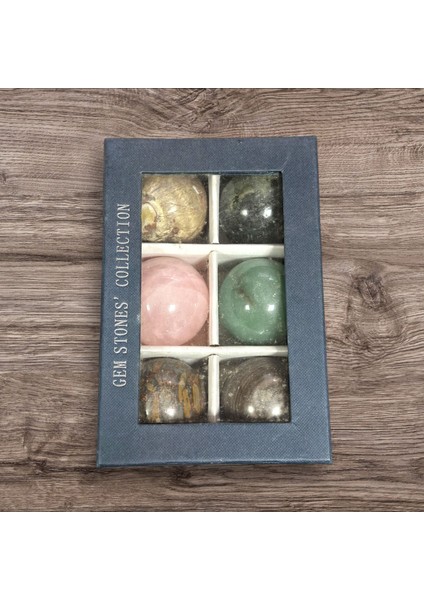 Doğal Taş 6'lı Küre Set modelleri
