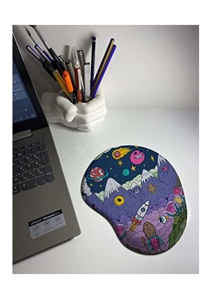 Carton Illustrator Baskılı Bilek Destekli Mouse Pad fiyatları