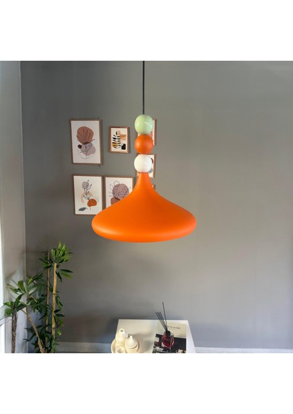 Champion Renkli Boncuk Başlık Tekli Avize Sarkıt Salon Mutfak Butik Lamba Aydınlatma Avizeler fırsatları