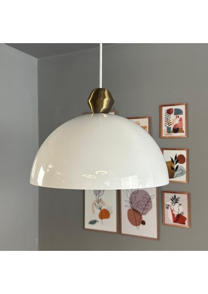 Yimpi Avize Tekli Eskitme Boncuk Başlık Sarkıt Salon Kuaför Cafe Dekoratif Aydınlatma Pastane indirimleri