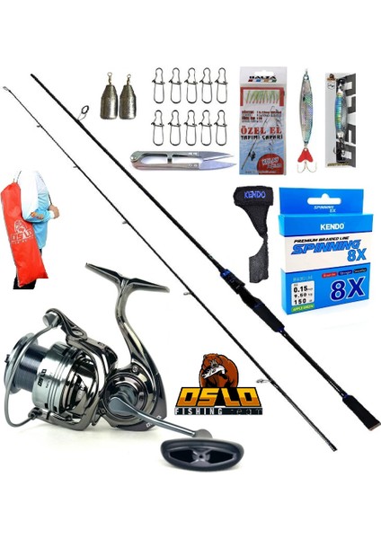 Next 4000 210CM 20-40GR Remixon Double Black Spin Olta Takımı Seti