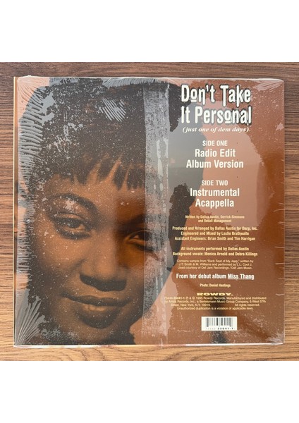 Monica – Don't Take It Personal (Just One Of Dem Days) fiyatları