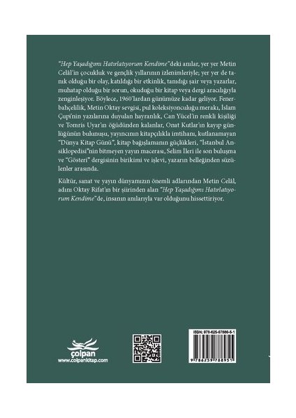 “hep Yaşadığımı Hatırlatıyorum Kendime” fırsatları